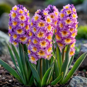 Гиацинт Пинк Перпл купить по цене от 2099р. в интернет-магазине «Посадика» с доставкой почтой в в Боровичие и по всей России – [изображение №1].